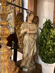 Angel Statuette with Candleholder