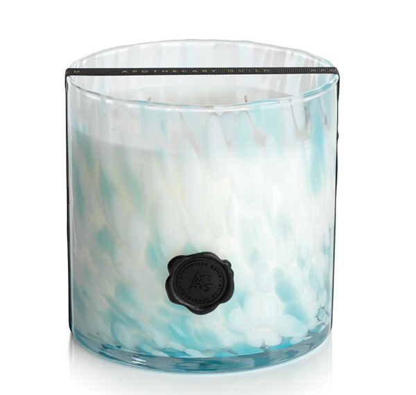 Apothecary Guild Opal Glass Three Wick Candle Jar-Sunset Beach