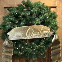 6" x 70" Velvet Wired Merry Christmas Banner