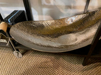 Casablanca Hammered Nickel Serving Bowl
