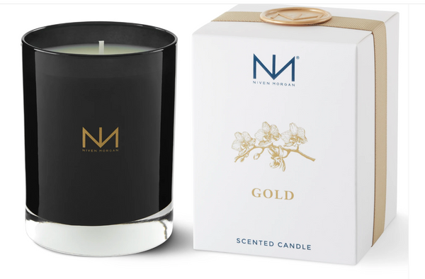 Niven Morgan Gold Candle