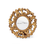 Chantilly Carved Wood Picture Frame, Round