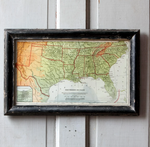 Framed Map of the South