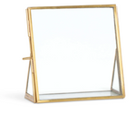 Brass Tabletop Square Picture Frame, Square