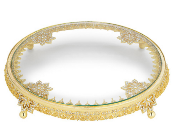 Gold Windsor Cake Plateau
