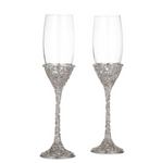 Silver Isadora Flute (Set of 2)