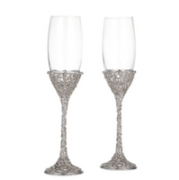 Silver Isadora Flute (Set of 2)