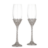 Silver Isadora Flute (Set of 2)
