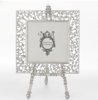 Silver Isadora 4 x 4 Frame on Easel