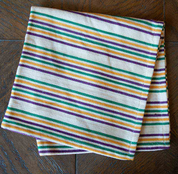 Mardi Gras Striped Napkin