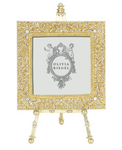 Gold Windsor 4x4 Frame on Easel