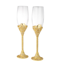 Olivia Riegel Gold Windsor Flute (Set of 2)