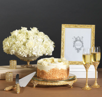 Gold Windsor Cake Plateau