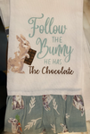 He Has the Chocolate Ruffle Hand Towel