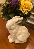 Sitting Bunny Stone Decor
