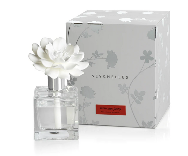 Seychelles Porceliein Diffuser-Moroccan Peony